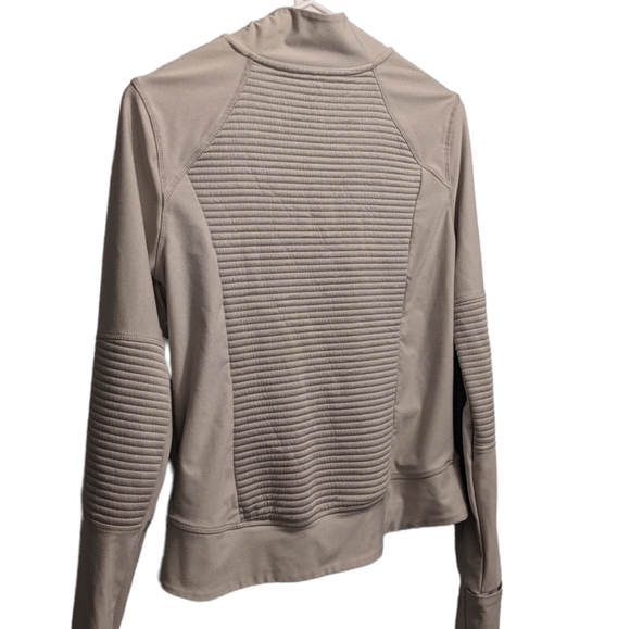 Mondetta Gray Zip Up with Thumbholes S - Picture 2 of 2